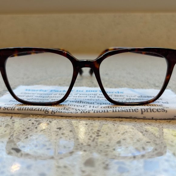 Warby Parker Brown Tortoise Hughes Frame, Medium - Picture 3 of 11